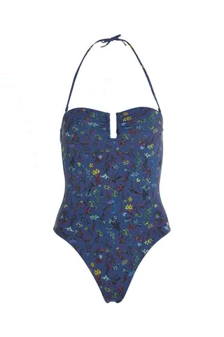 $Maillot 1 pièce Bleu canard