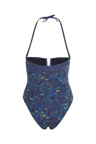 $Maillot 1 pièce Bleu canard