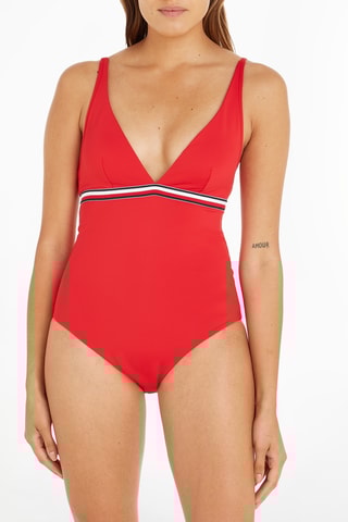 $Maillot 1 pièce Rouge