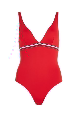 $Maillot 1 pièce Rouge