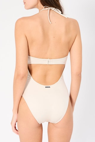 $Maillot 1 pièce Beige
