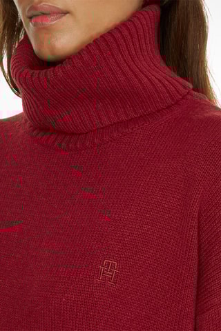 $Pull en laine Rouge