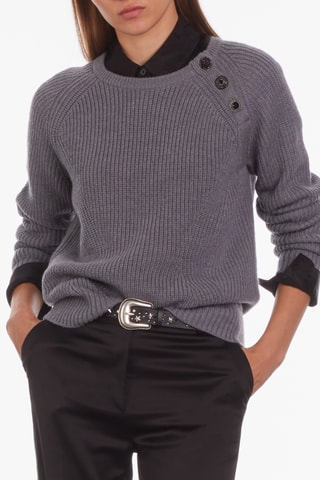 $Pull en laine - Gris