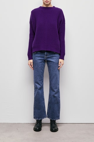 $Pull en laine - Violet