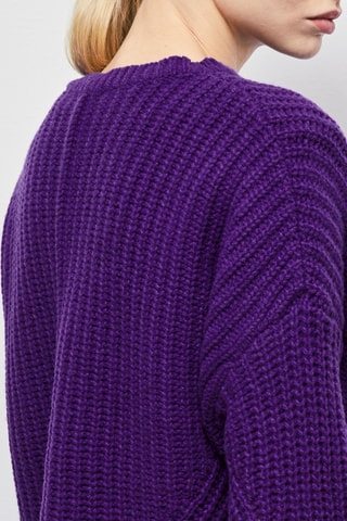 $Pull en laine - Violet
