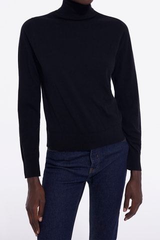 $Pull en laine - Noir