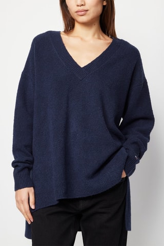$Pull Bleu marine