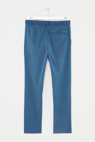 $Pantalon en laine - Bleu marine
