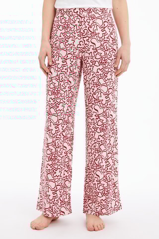 $Pantalon palazzo Blanc et rouge