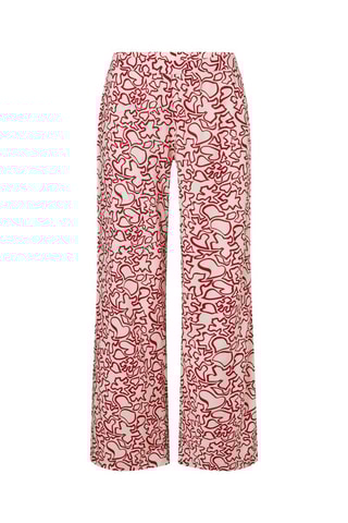 $Pantalon palazzo Blanc et rouge