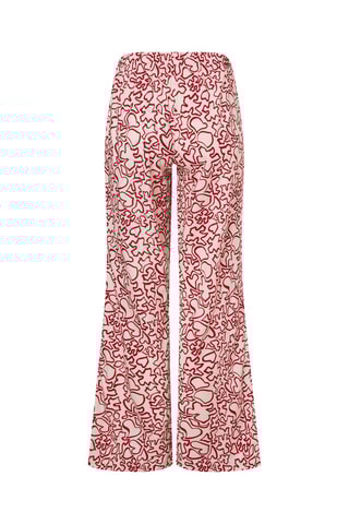 $Pantalon palazzo Blanc et rouge