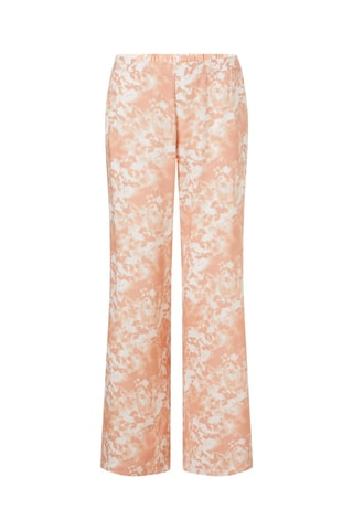 $Pantalon wide legs tie and dye Blanc et saumon