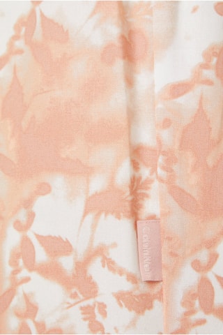 $Pantalon wide legs tie and dye Blanc et saumon