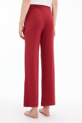 $Pantalon wide legs Rouge
