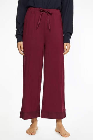$Pantalon wide legs Rouge