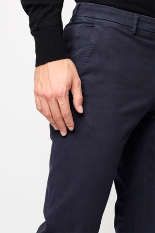 $Pantalon droit Bleu marine