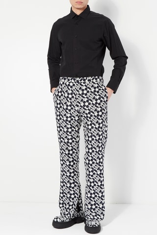 $Pantalon flare x Richard Quinn Noir et blanc