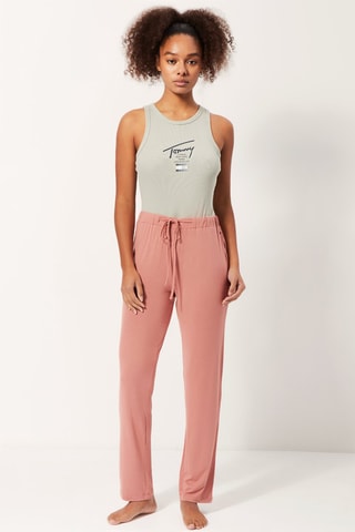 $Pantalon casual Vieux rose