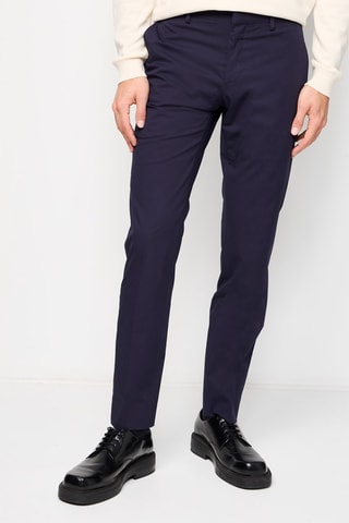 $Pantalon droit Bleu marine