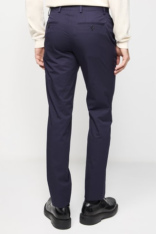 $Pantalon droit Bleu marine