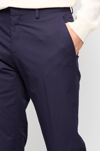 $Pantalon droit Bleu marine
