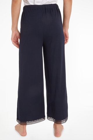 $Pantalon wide legs Bleu marine