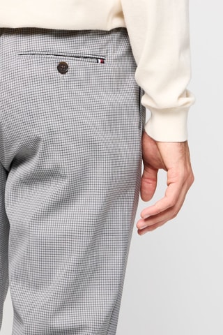 $Pantalon droit en laine Gris clair