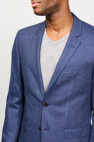 $Veste en laine Bleu