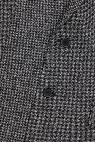 $Veste de costume en laine - Noir et écru