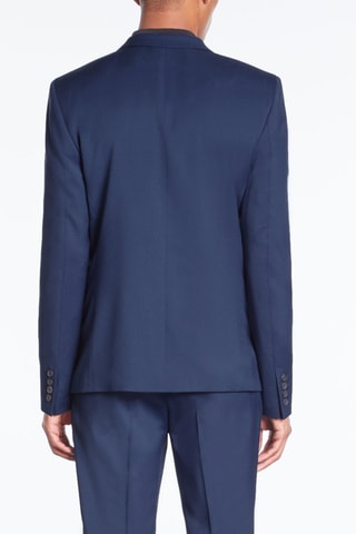 $Veste de costume en laine - Bleu