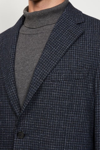 $Veste en laine, lin et soie Noir