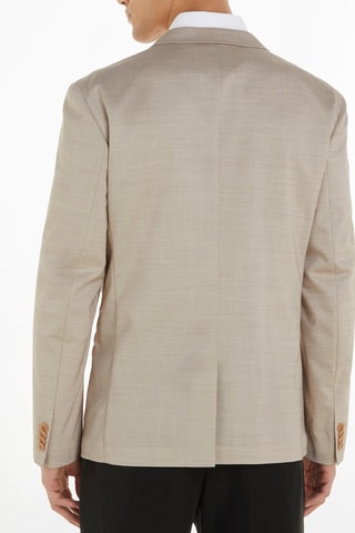 $Veste en laine vierge Beige chiné