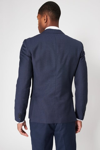$Veste en laine Bleu marine
