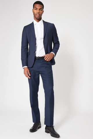 $Veste en laine Bleu marine