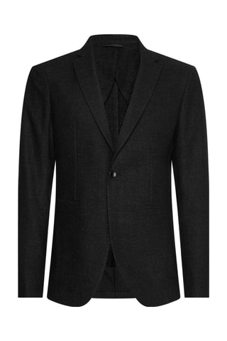 $Veste en laine vierge Noir