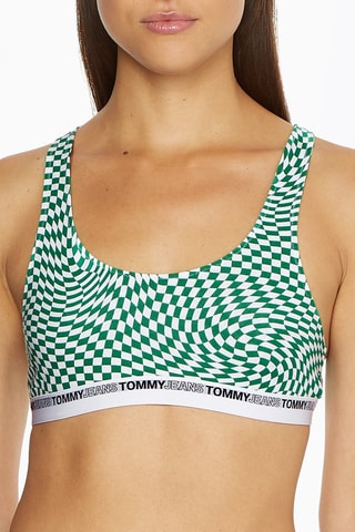 $Brassière Vert et blanc