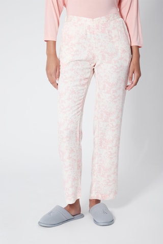 $Pantalon droit Rose
