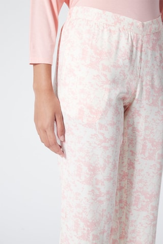 $Pantalon droit Rose