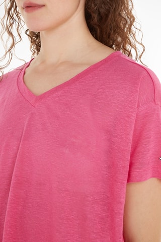 $Top en lin Fuchsia