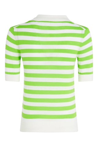 $Top Vert clair et écru