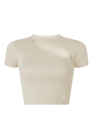 $Crop top Beige