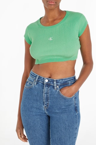$Crop top Vert