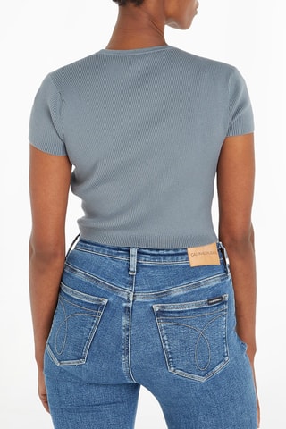 $Crop top Gris