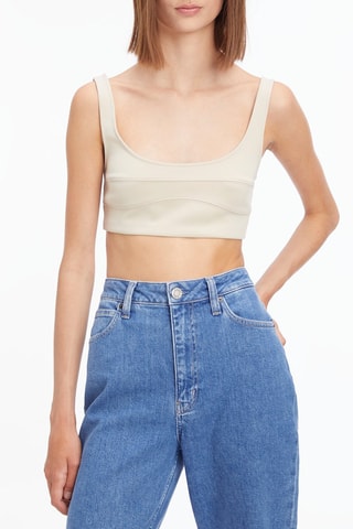 $Crop top Beige
