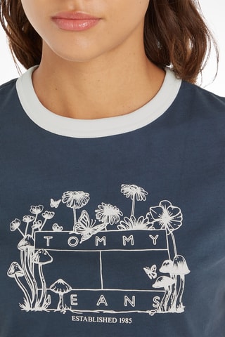$Crop top Bleu marine