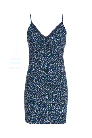 $Robe droite Bleu