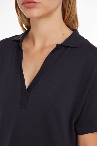$Robe polo Bleu nuit