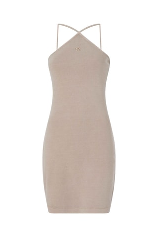 $Robe fourreau Beige