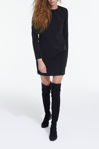 $Robe droite - Noir