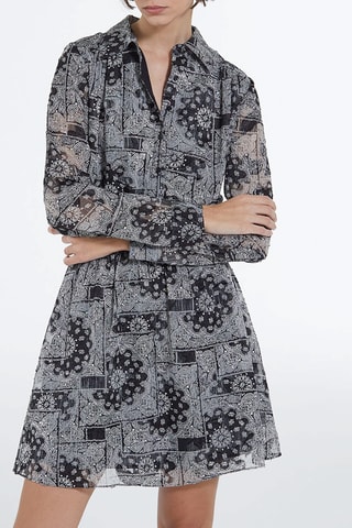 $Robe patineuse - Noir et blanc